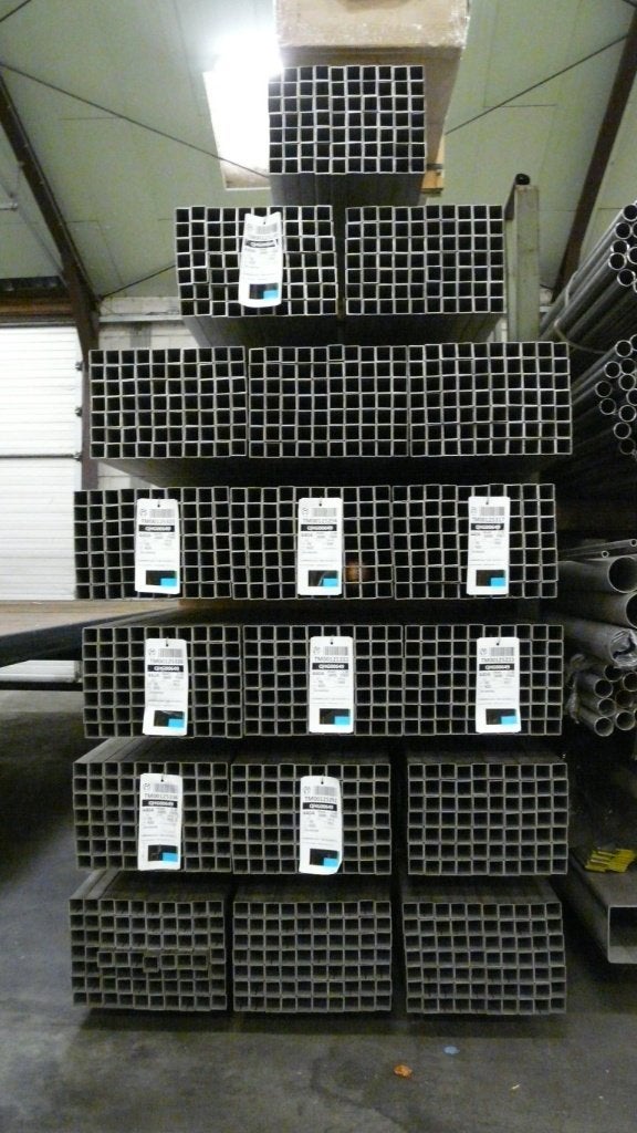 Bundel RVS kokers 40x40x2 mm lx6000 mm type 316, Ophalen, Nieuw