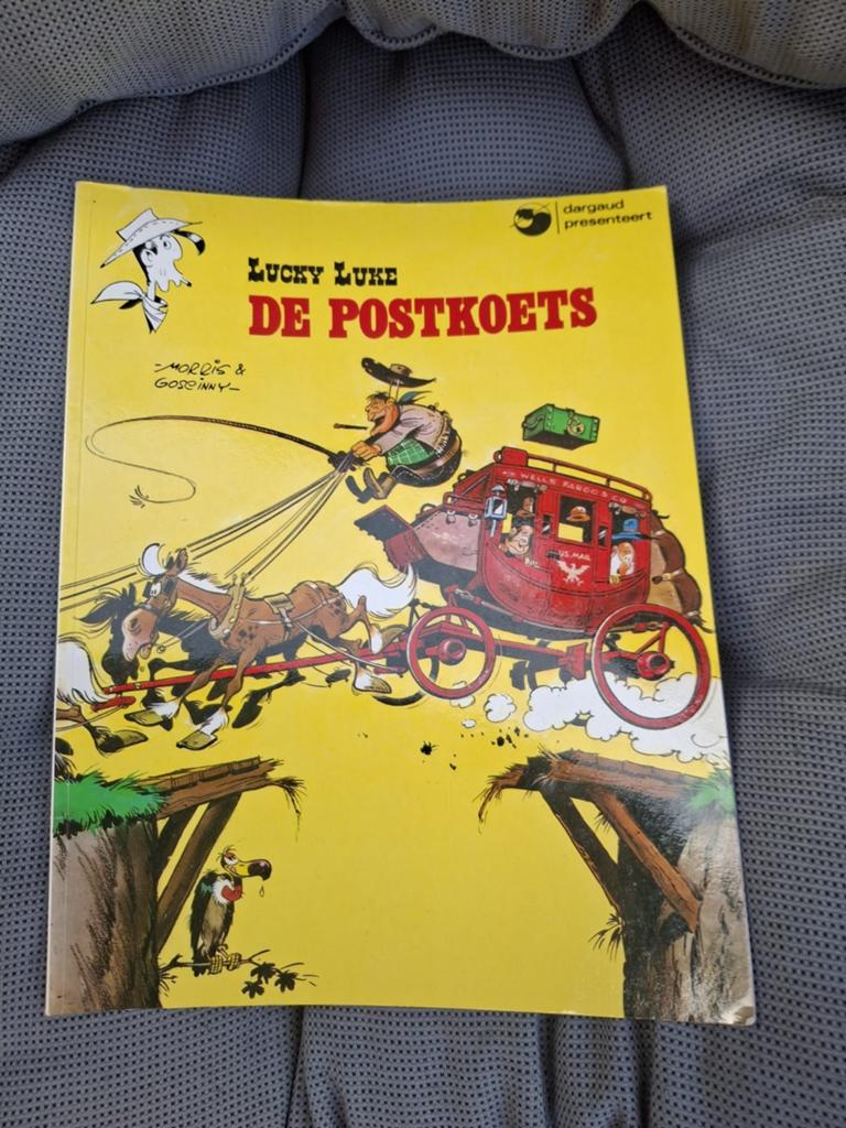 Stripboek Luckey Luke de postkoets, Eén stripboek, Ophalen, Gelezen