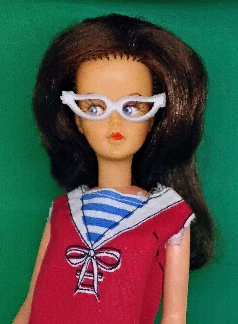 Vintage Barbie/Tressy Zonnebril# jaren'60 Stijl, Verzamelen, Poppen, Verzenden, Gebruikt, Accessoires