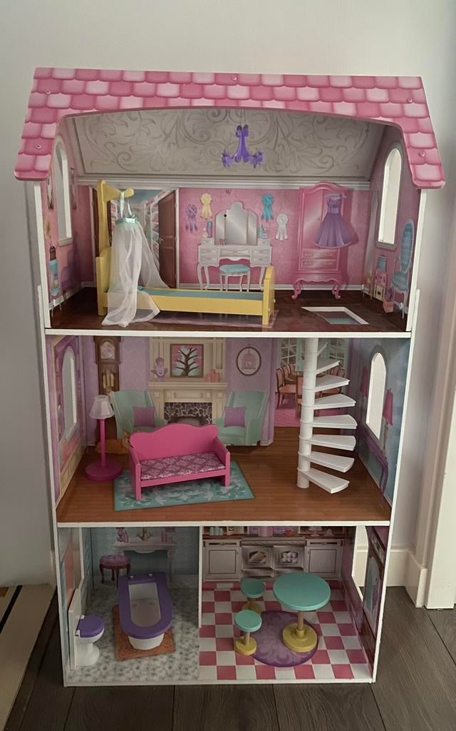Kidkraft Penelope poppenhuis, Ophalen, Zo goed als nieuw, Poppenhuis