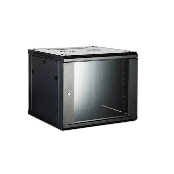 DS-XS6404-S/B Hikvision, Patchkast 4U, wandmodel 450mm, Ophalen of Verzenden, Nieuw, Glas, Plaatstaal