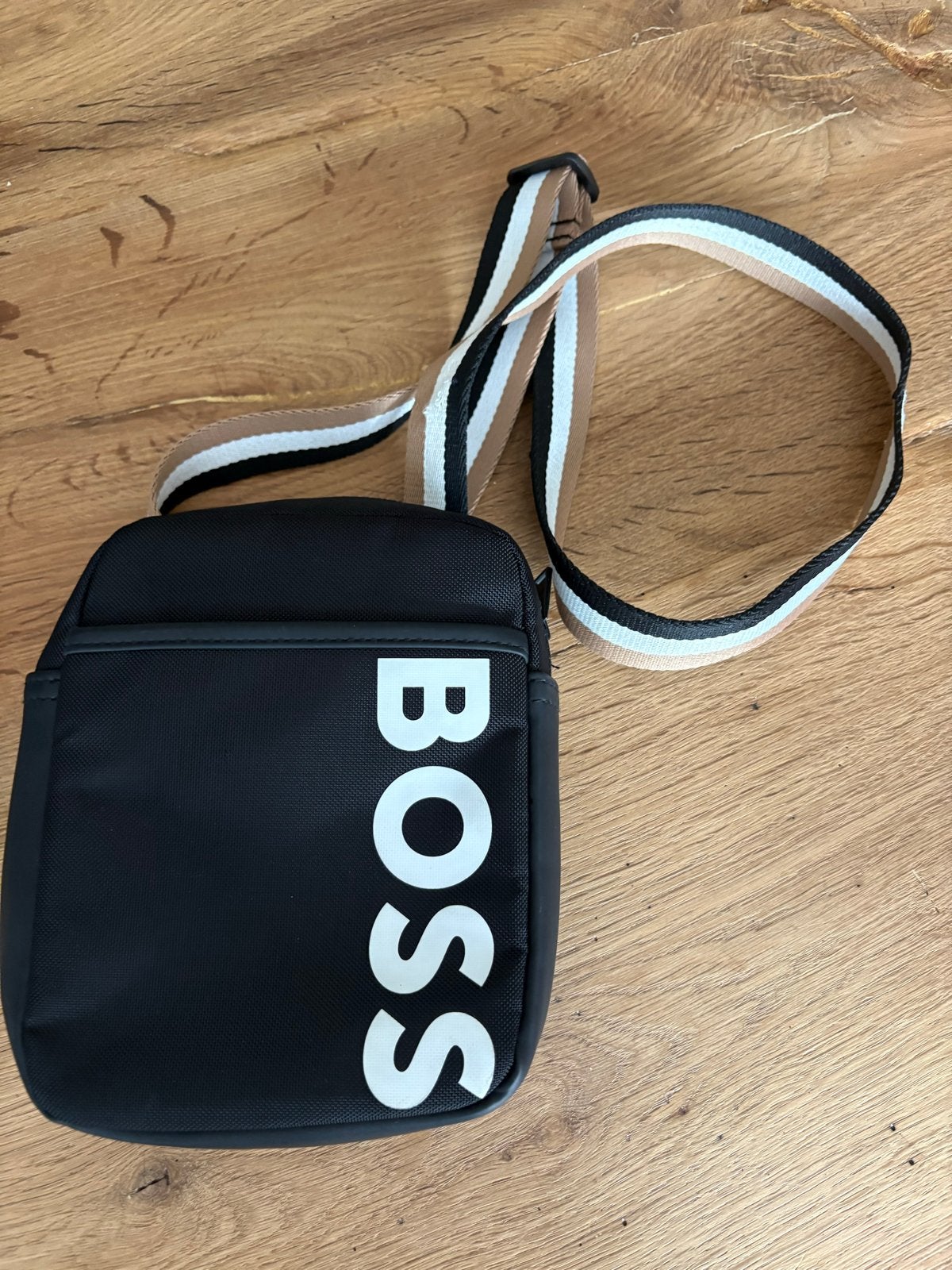 BOSS tasje met schouderband (origineel), Sieraden, Tassen en Uiterlijk, Ophalen of Verzenden, Gebruikt, Zwart, Overige merken