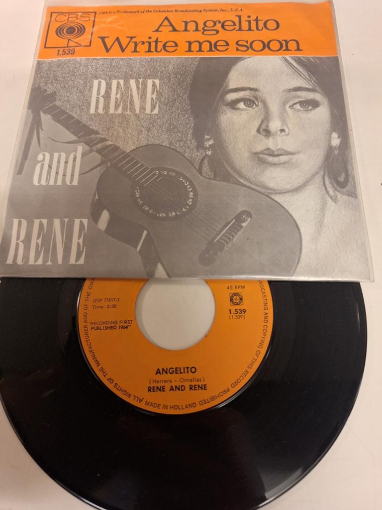 Rene and Rene - Angelito, 1964., Fotohoes, Verzenden, Latin en Salsa