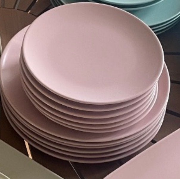 16-delig IKEA FÄRGKLAR servies lichtroze, Ophalen, Gebruikt, Keramiek, IKEA