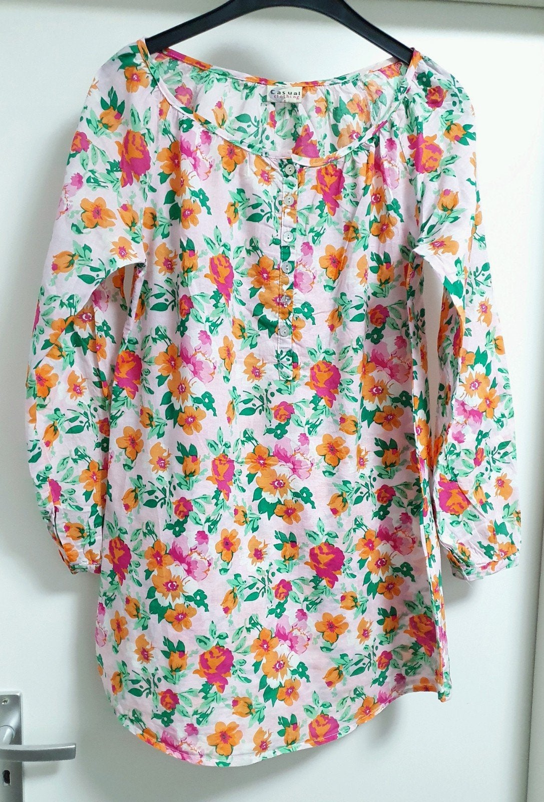 Casual Clothing Bloes met Bloemenprint - Maat S, Meerkleurig, Casual Clothing, Ophalen of Verzenden, Zo goed als nieuw