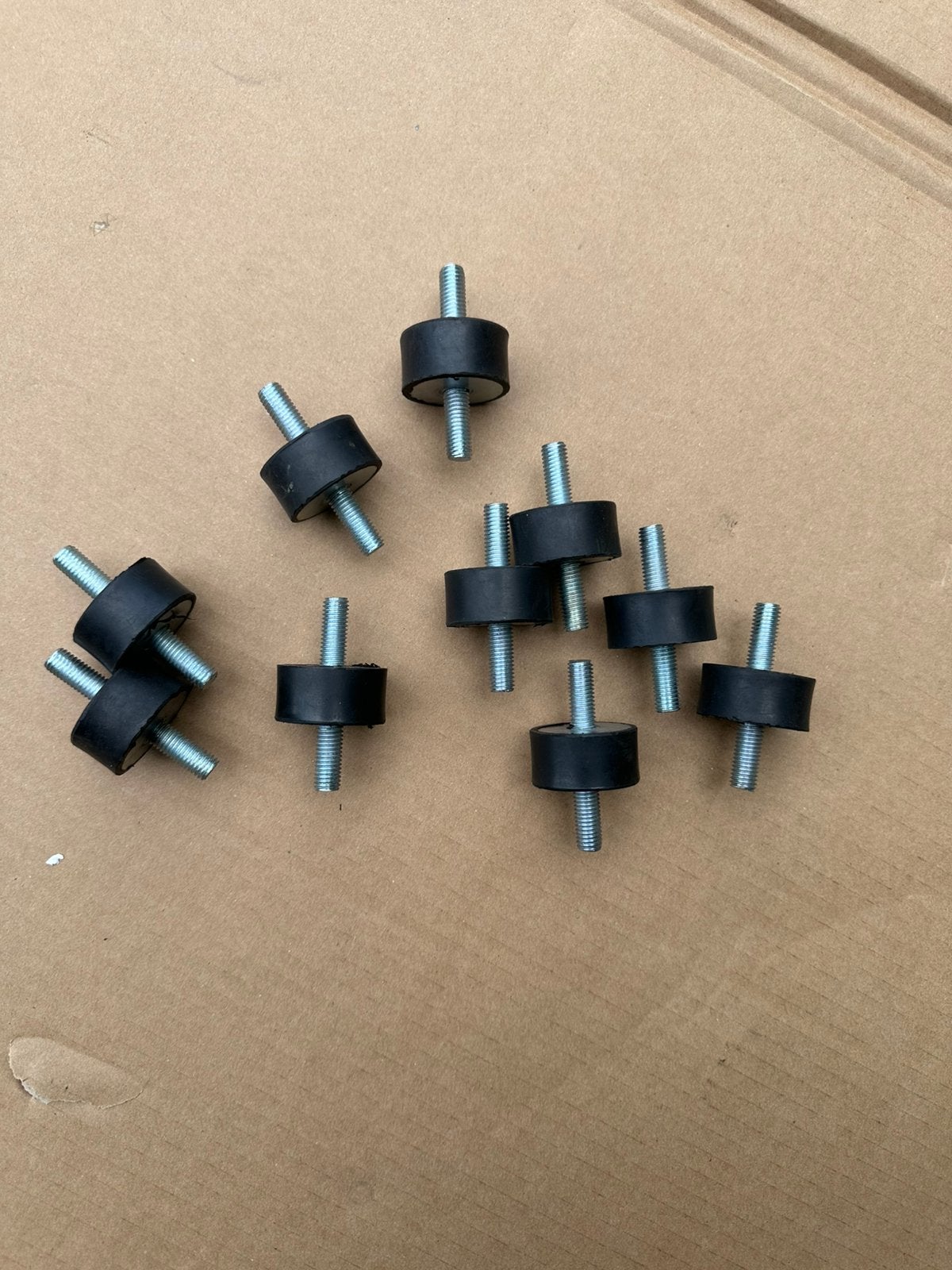 Trillingsdempers D40xH20 2xM10 lengte25mm 10stuks, Ophalen of Verzenden, Nieuw