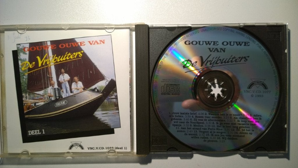 De Vrijbuiters - Gouwe Ouwe Van De Vrijbuiters, Cd's en Dvd's, Ophalen of Verzenden, Zo goed als nieuw, Levenslied of Smartlap
