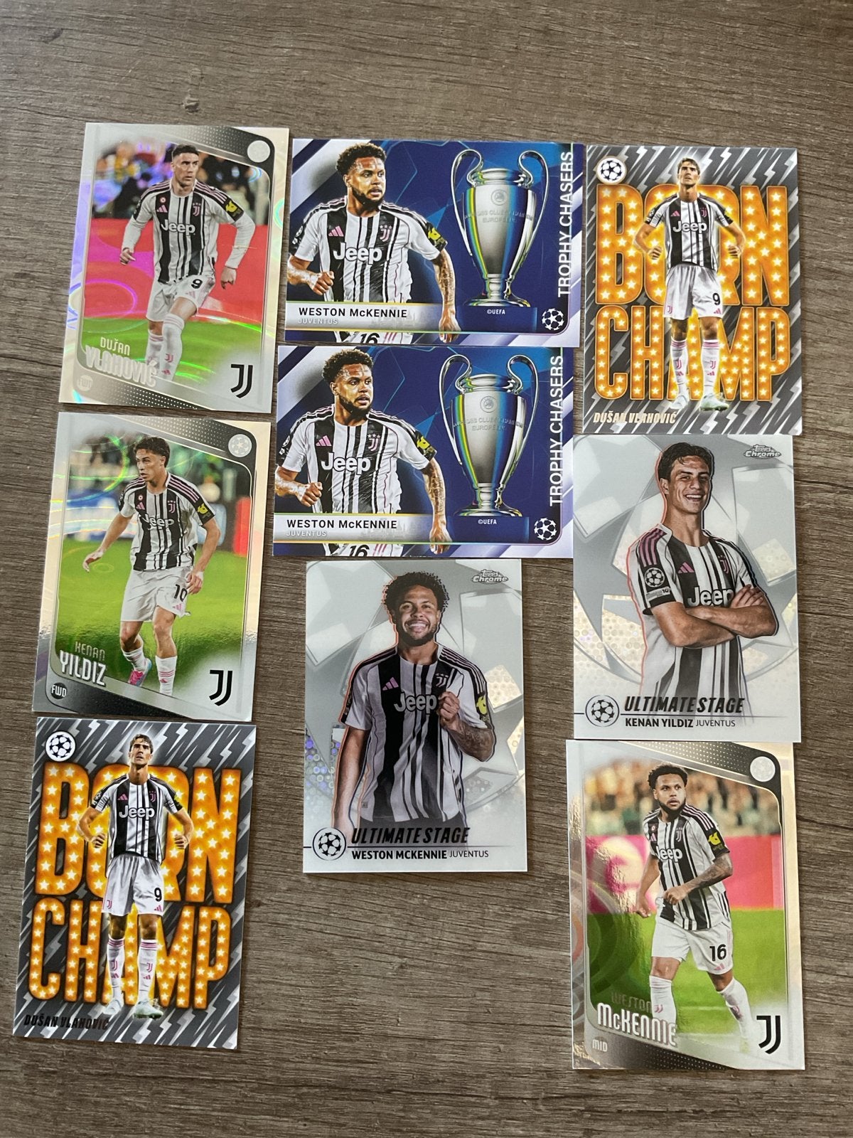Topps Voetbal Plaatjes - Juventus Spelers, Ophalen of Verzenden, Zo goed als nieuw, Buitenlandse clubs, Poster, Plaatje of Sticker