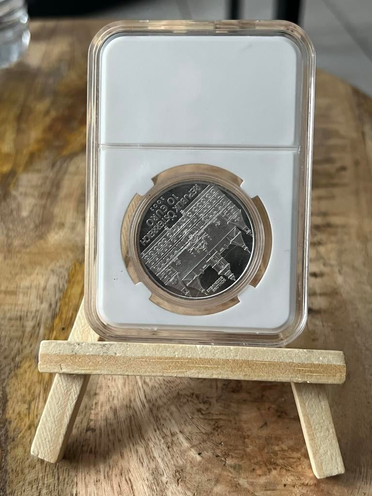 Zilveren 10 Euro munt Slovenië 2002 - Johannes Kepler, Ophalen of Verzenden