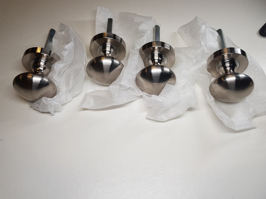 Deur Knop RVS Designer, Ophalen of Verzenden, Rvs, Klink of Kruk