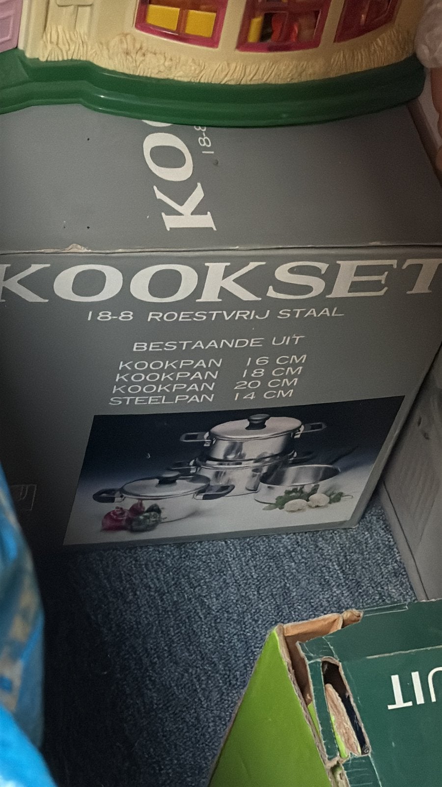 Nieuwe pannset, Ophalen of Verzenden, Nieuw, Rvs, Pannenset