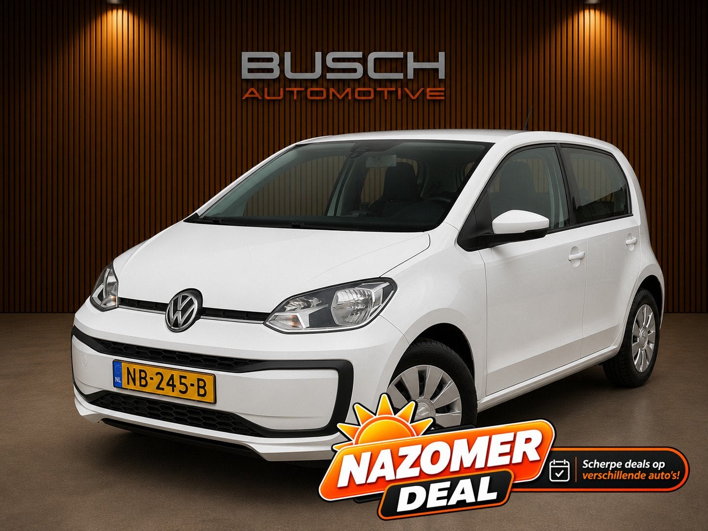Volkswagen Up! 1.0 BMT move up! | 2e EIG | AIRCO | 5 DEURS |, Auto's, Voorwielaandrijving, Dealer onderhouden, Stof, Gebruikt
