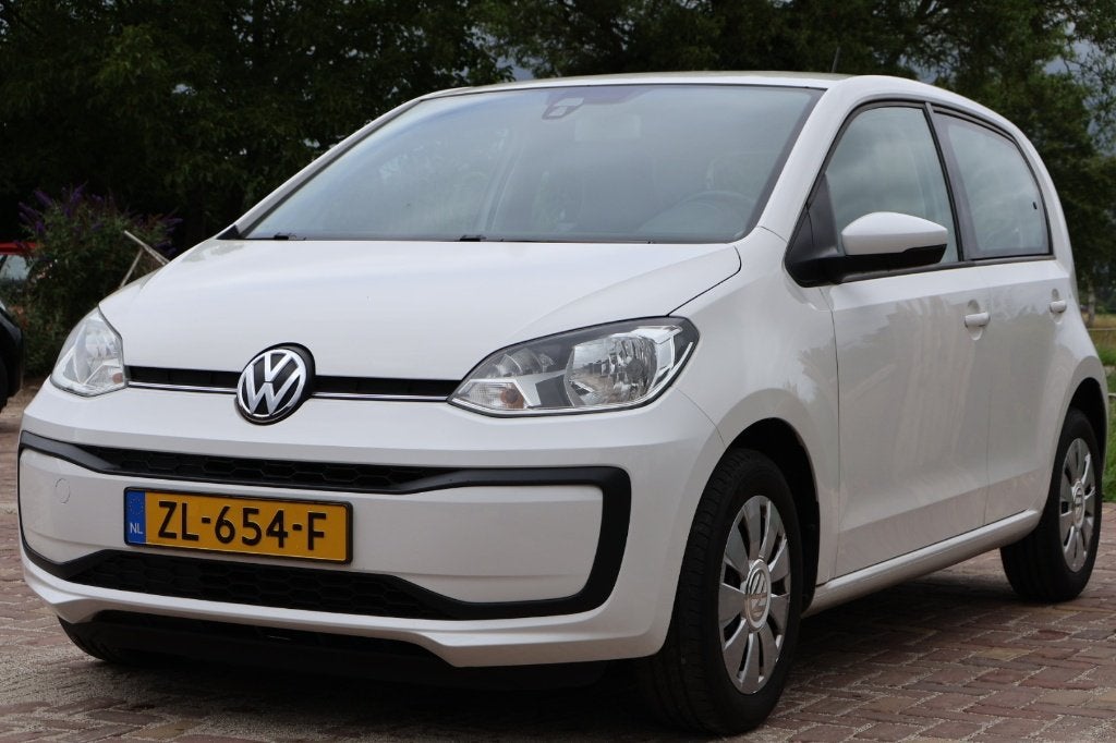 Volkswagen up! 1.0 60PK 5D BMT 2019 Wit, Voorwielaandrijving, Stof, 4 stoelen, Wit