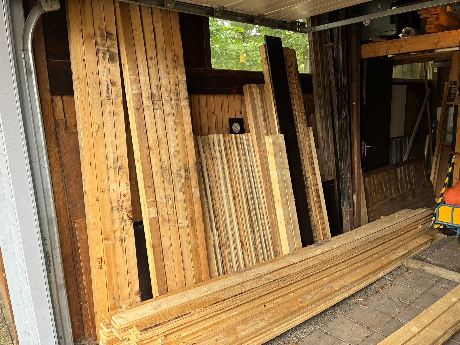 Houten balken en planken, Ophalen, Zo goed als nieuw, Balk, Vuren