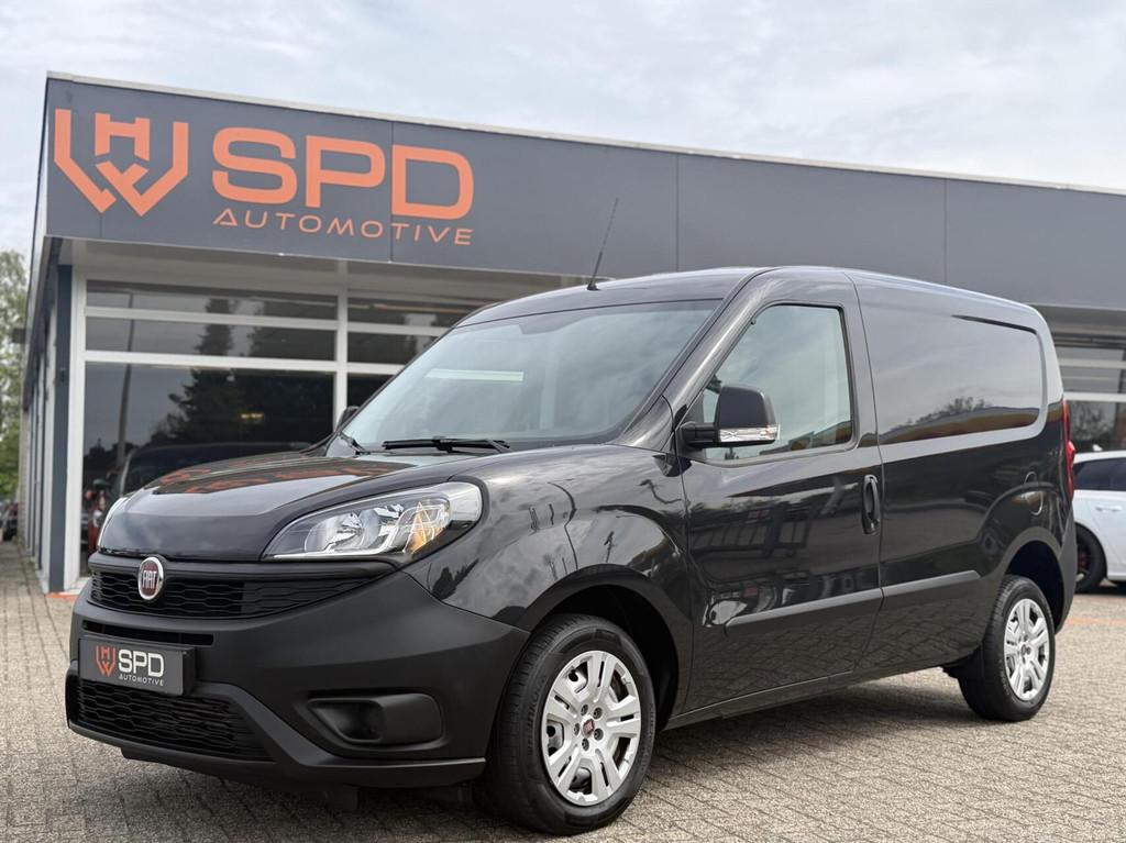 Fiat Doblò Cargo 1.6 MJ L1H1|Schuifdeur|Cruise|Airco|, Stof, 4 cilinders, Zwart, Origineel Nederlands