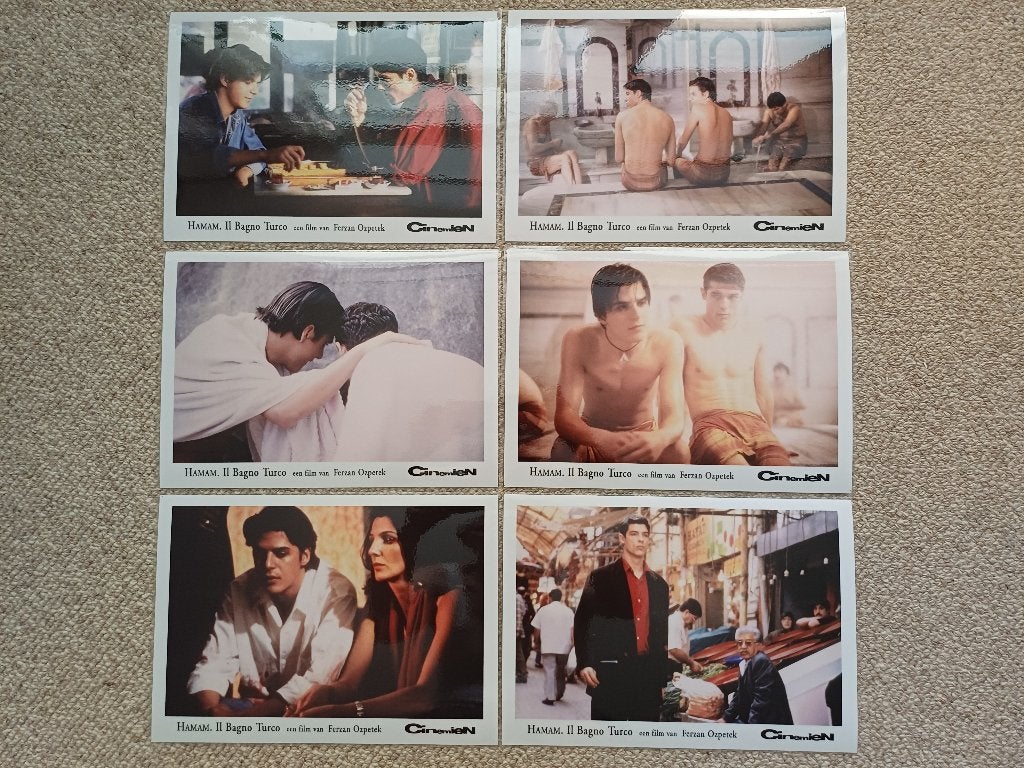 HAMAM.  IL   BAGNO   TURCO     lobbycard set., Verzenden, Nieuw, A4 of kleiner, Film en Tv