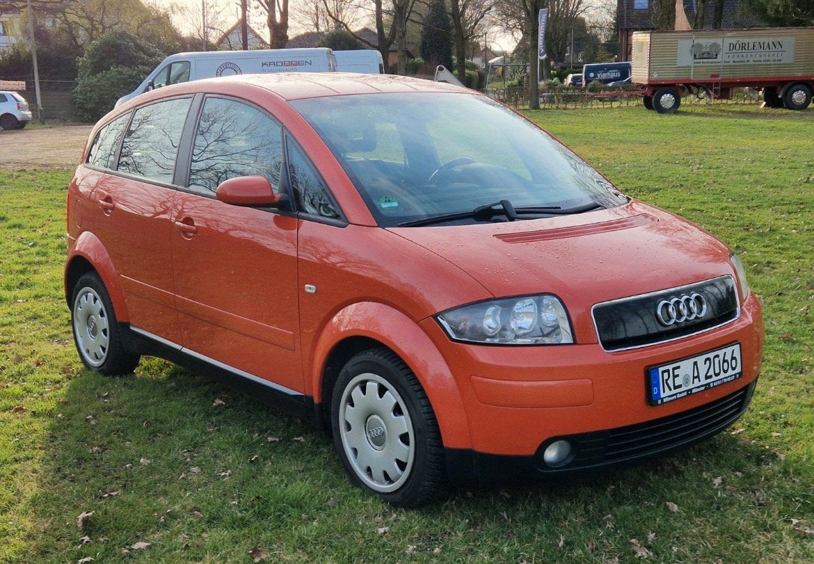 A2 1,4 benzine Climatronic gepolijste velgen unieke kleur, Auto's, Audi, Automatische klimaatregeling, 4 cilinders, Handgeschakeld