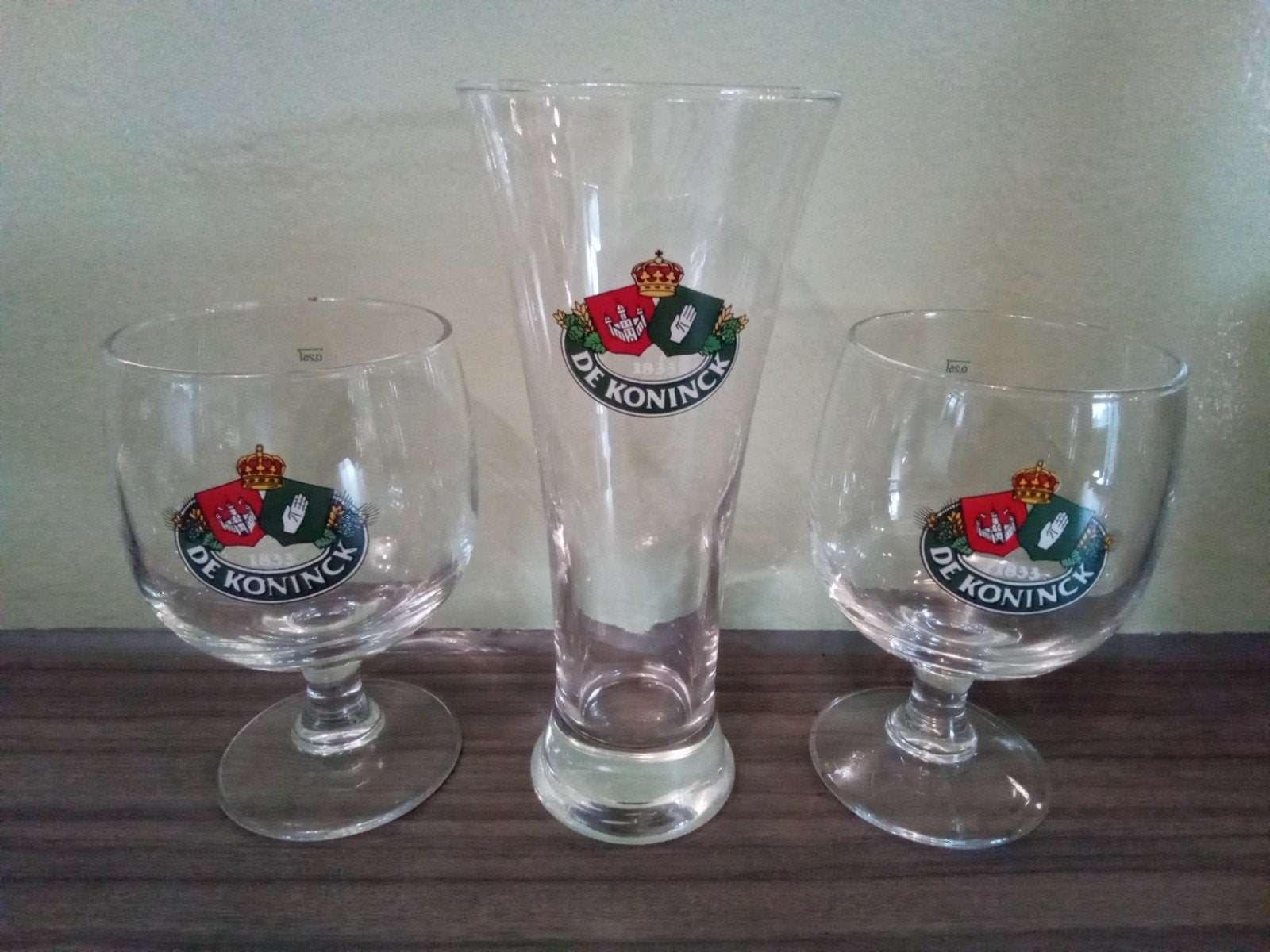 Verschillende soorten Bierglazen de koninck en aantallen
Ver, Ophalen of Verzenden, Nieuw