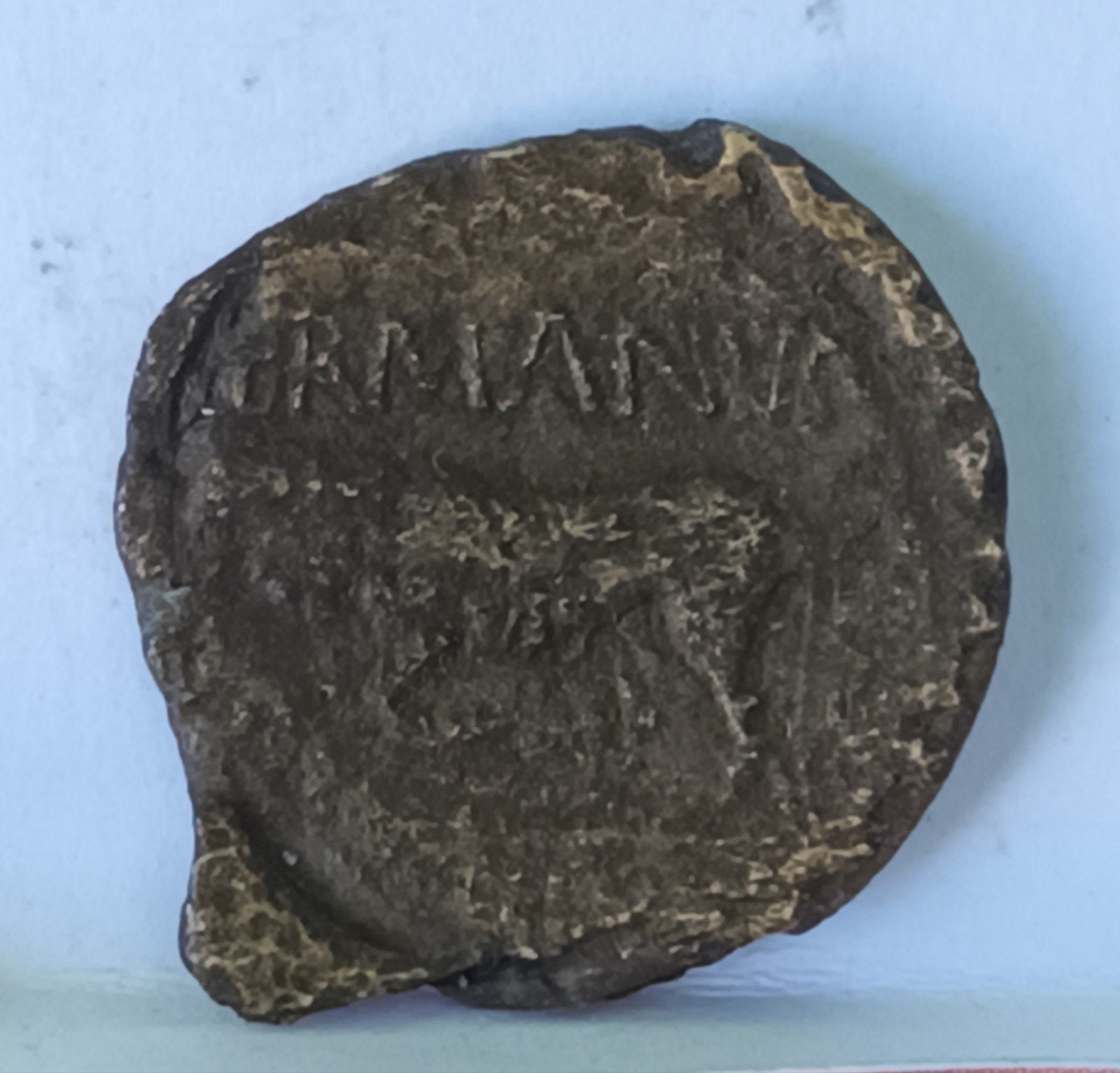 GERMANVS (INDVTILLI) Romeins muntje Treveri 50BC, Verzenden, Vóór koninkrijk, Overige waardes