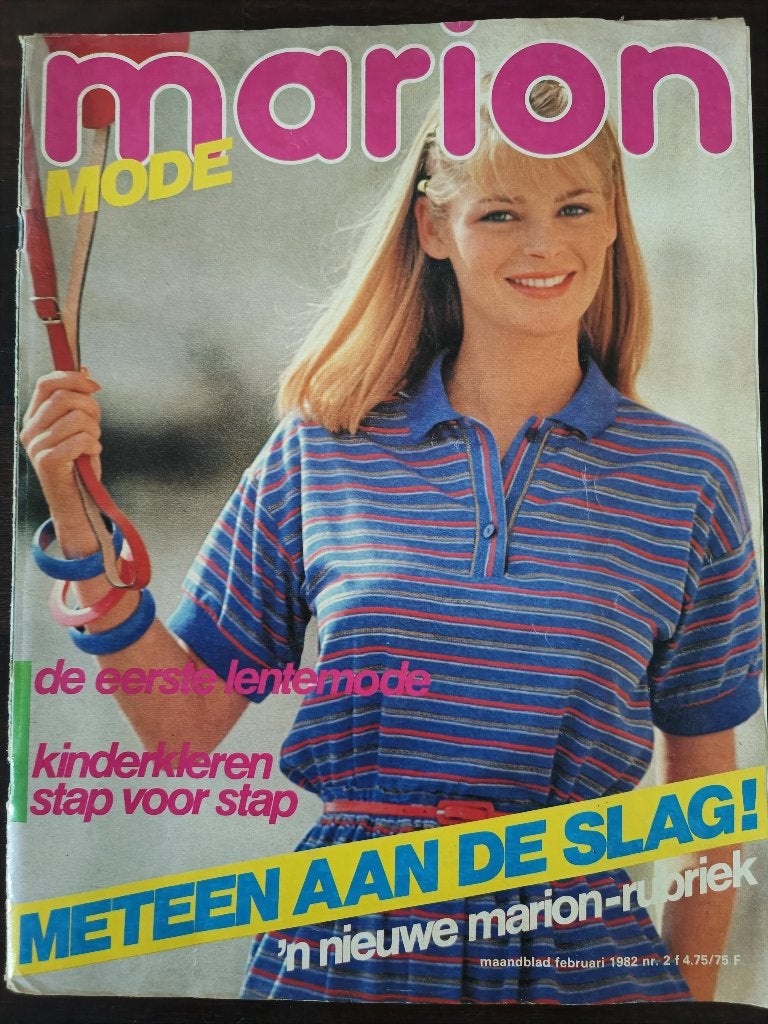 Marion  februari 1982  naaipatronen, Marion, Overige typen, Vrouw, Ophalen of Verzenden