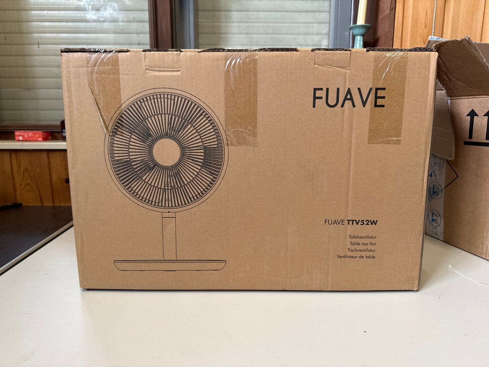 FUAVE TTV52W Tafelventilator - Nieuw in doos, Witgoed en Apparatuur, Ventilatoren, Nieuw, Ophalen of Verzenden, Nvt, Nvt