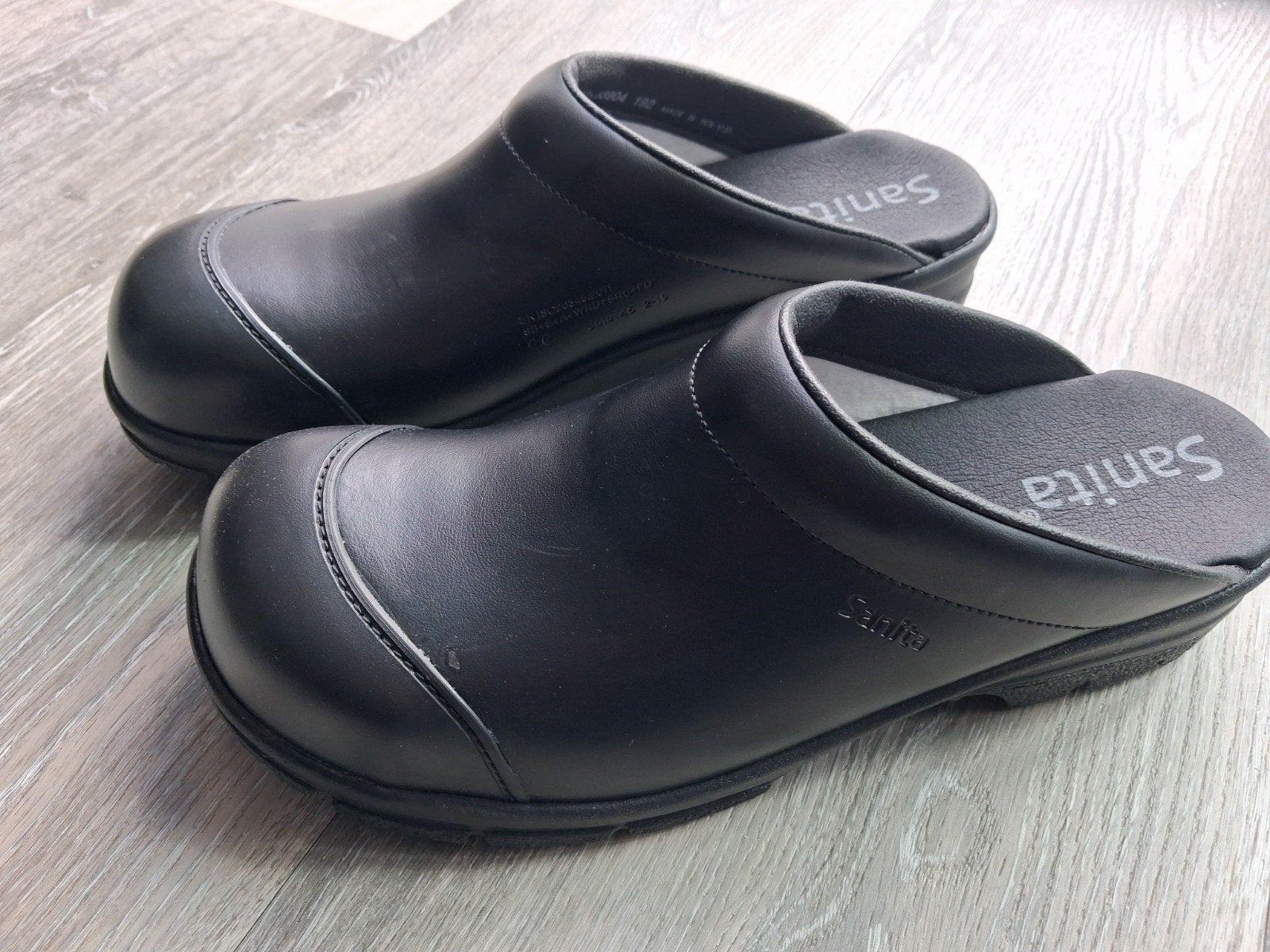 Sanita Veiligheidsklompen S3 Zwart Maat 45 NIEUW, Ophalen of Verzenden, Nieuw, Zwart, Werkschoenen