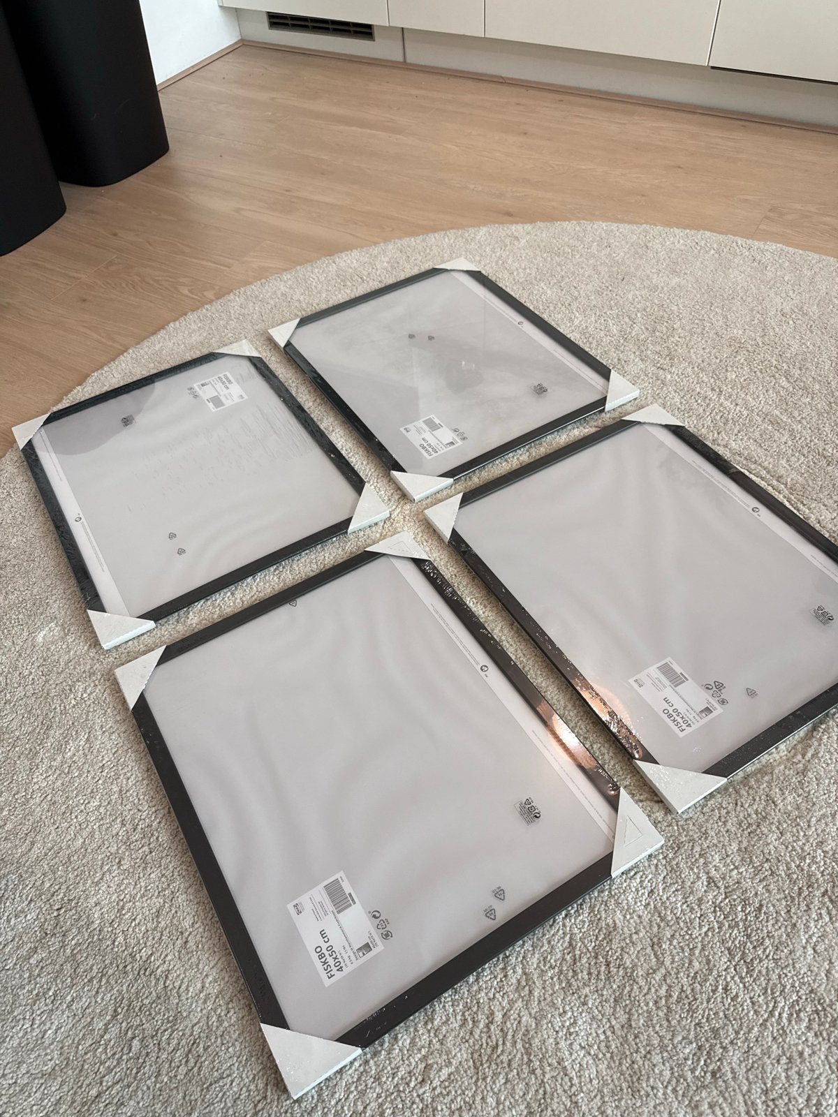 IKEA FISKBO fotolijsten 40x50cm - 4 stuks ongeopend, Kunststof, Nieuw, Ophalen of Verzenden, Fotolijst