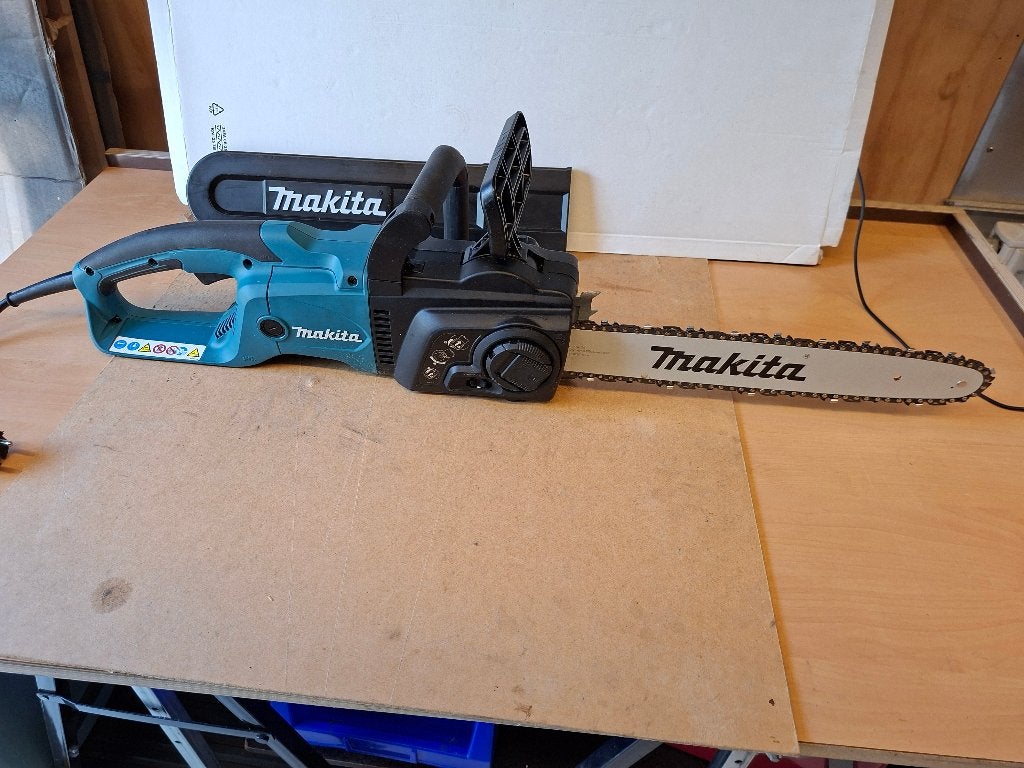 MAKITA elektrische kettingzaag UC4051A, 70 mm of meer, Kettingzaag, Ophalen of Verzenden, Zo goed als nieuw