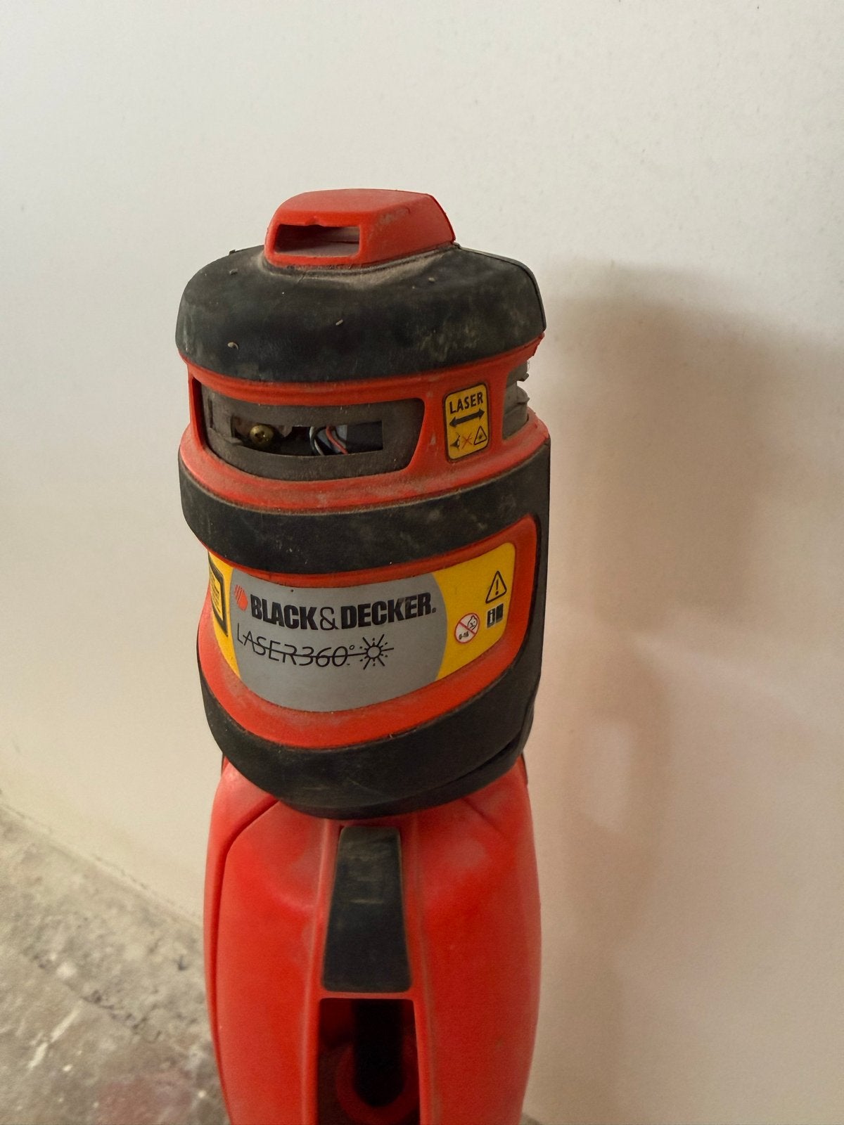 Black & Decker Laser360 kruislijnlaser met statief, Ophalen of Verzenden, Gebruikt, Licht