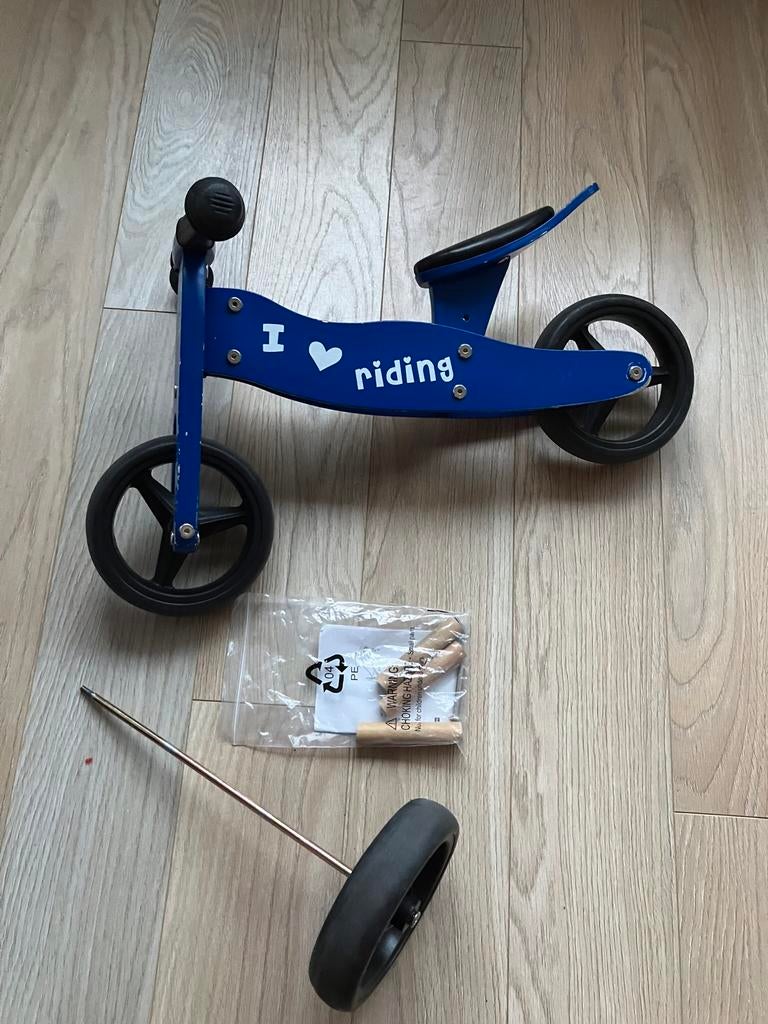 Blauwe loopfiets 2cycle 2 in 1, Ophalen, Gebruikt, Loopfiets