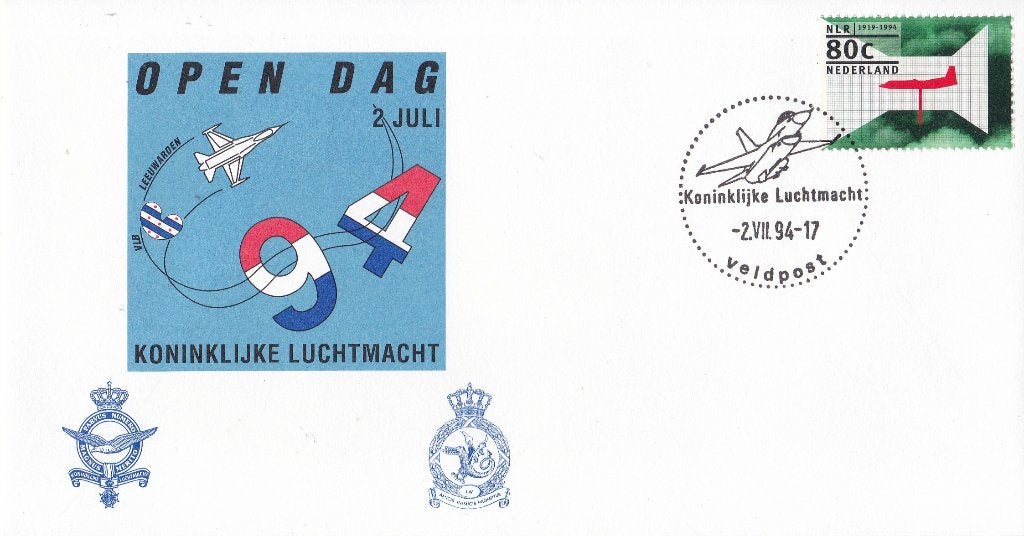 Veldpost – Open Dag Koninklijke Luchtmacht – 2 juli 1994, Verzenden, Envelop