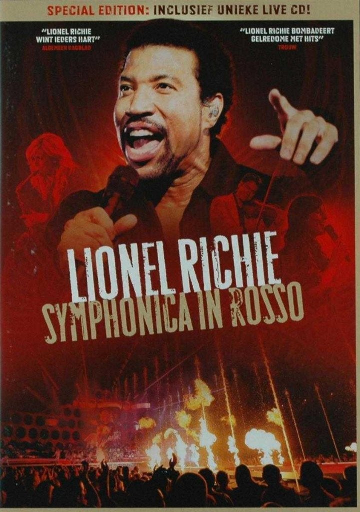 Lionel Richie - Symphonica In Rosso (dvd + cd), Cd's en Dvd's, Alle leeftijden, Verzenden, Zo goed als nieuw, Concert