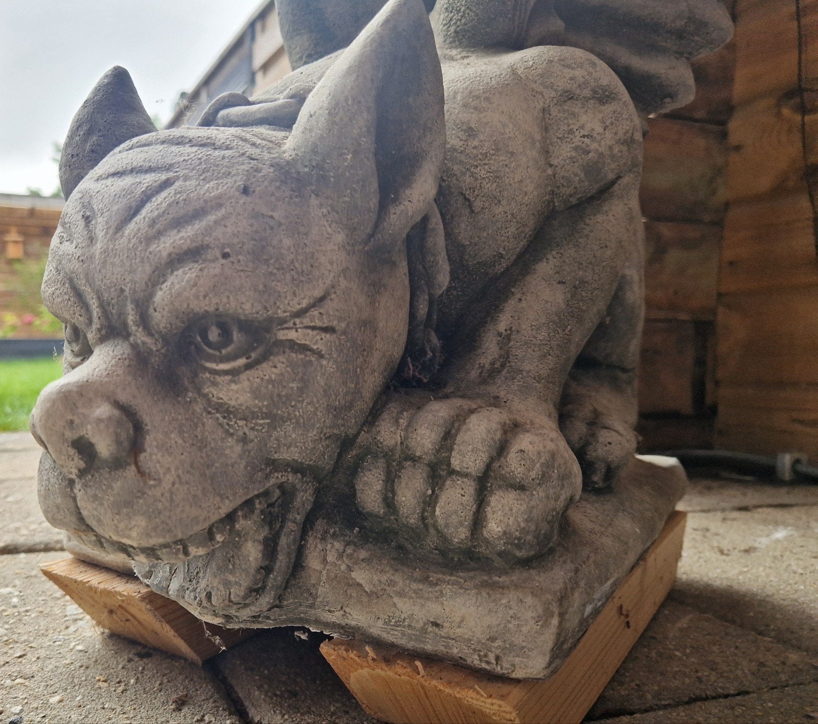 Gargoyle beeld van steen - Tuindecoratie, Ophalen, Steen
