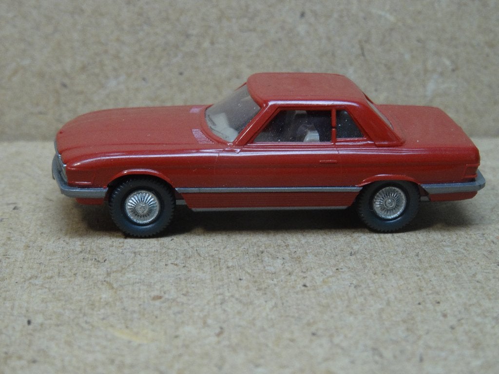 WIKING 1/87, MERCEDES 350 SL, Wijnrood, Zie Foto`s, Hobby en Vrije tijd, Ophalen of Verzenden, Zo goed als nieuw, Auto, Wiking