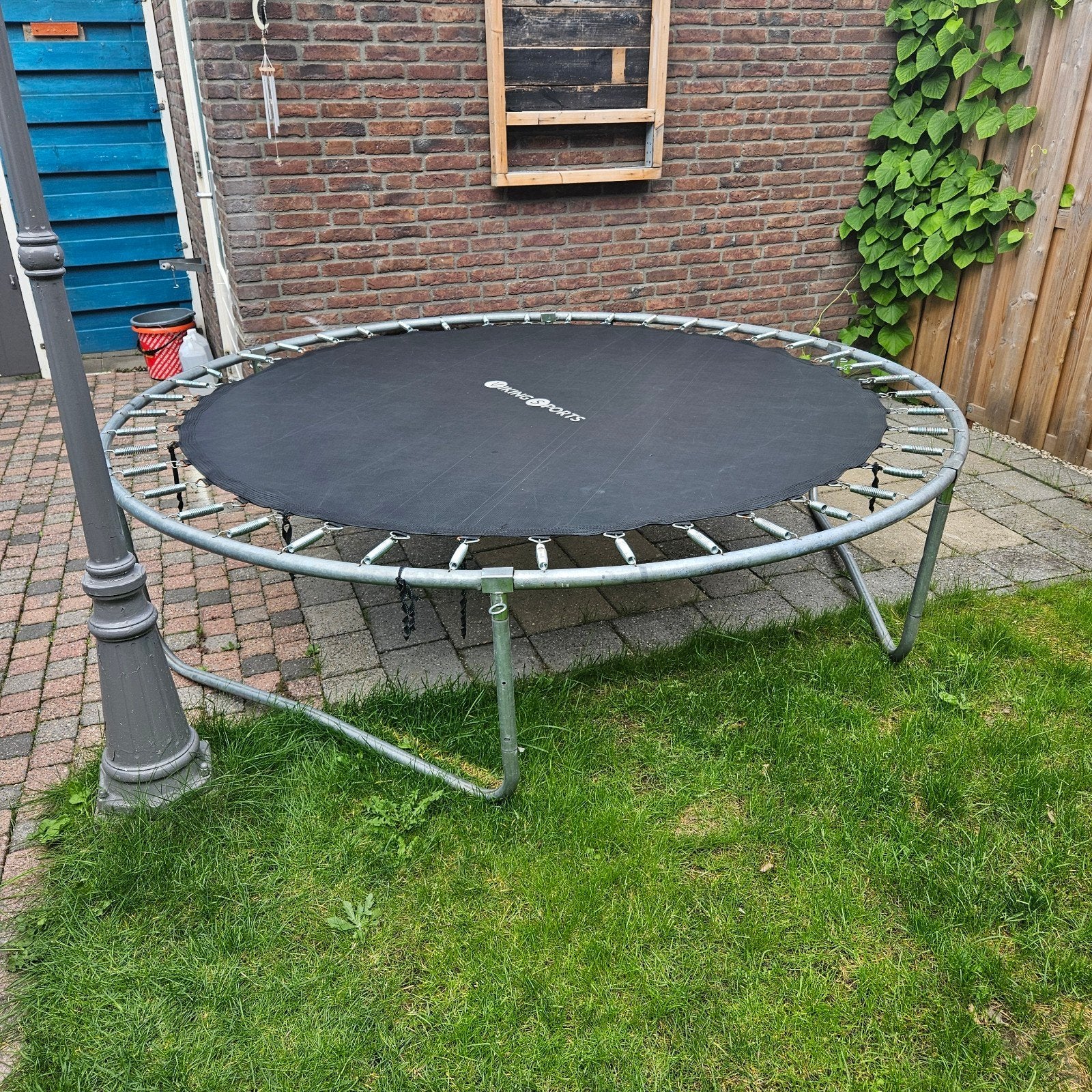 Trampoline 3m doorsnee., Ophalen, Gebruikt