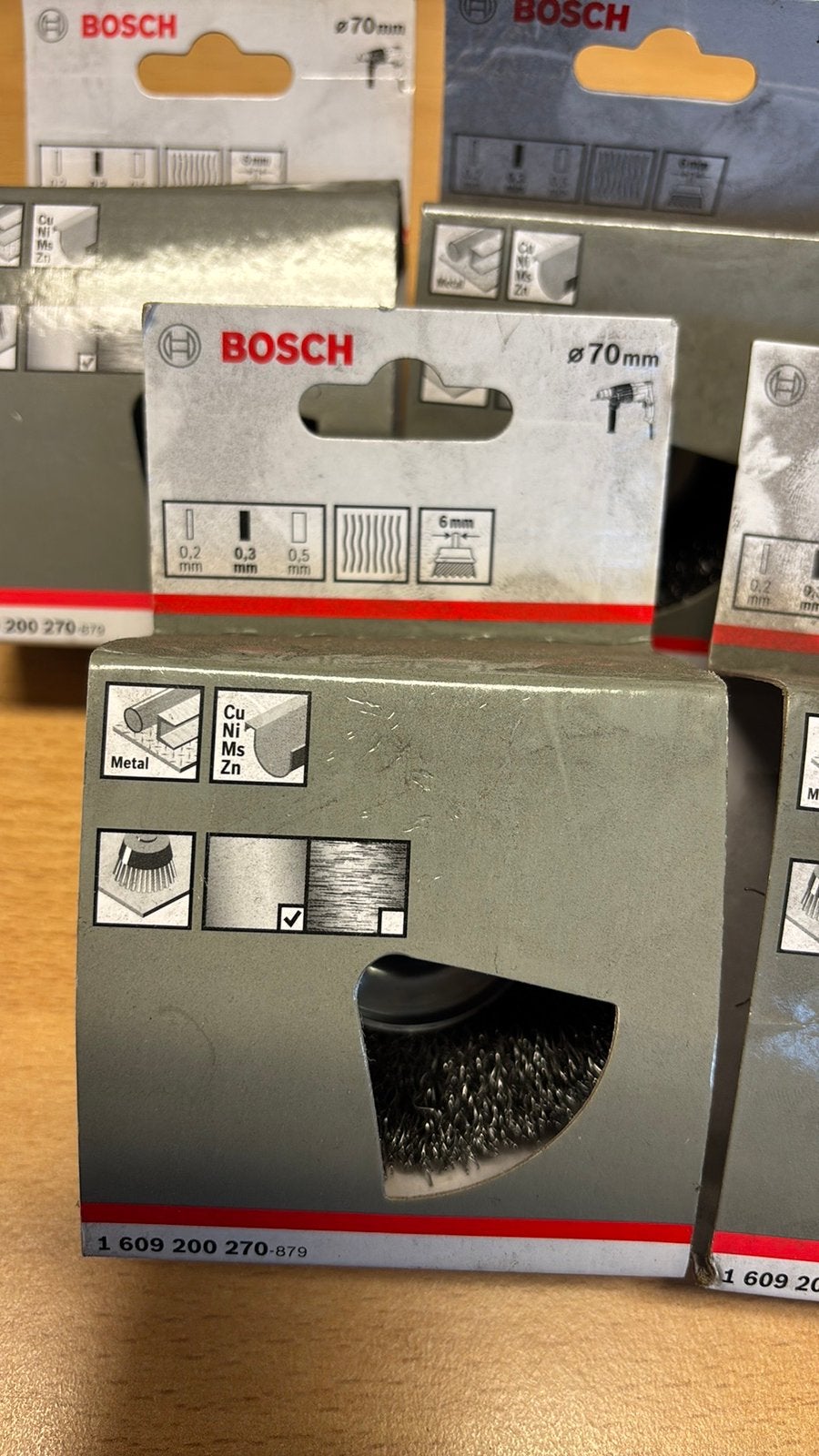 Bosch Komstaalborstel 70 mm, Ophalen of Verzenden, Nieuw, Minder dan 600 watt, Overige typen