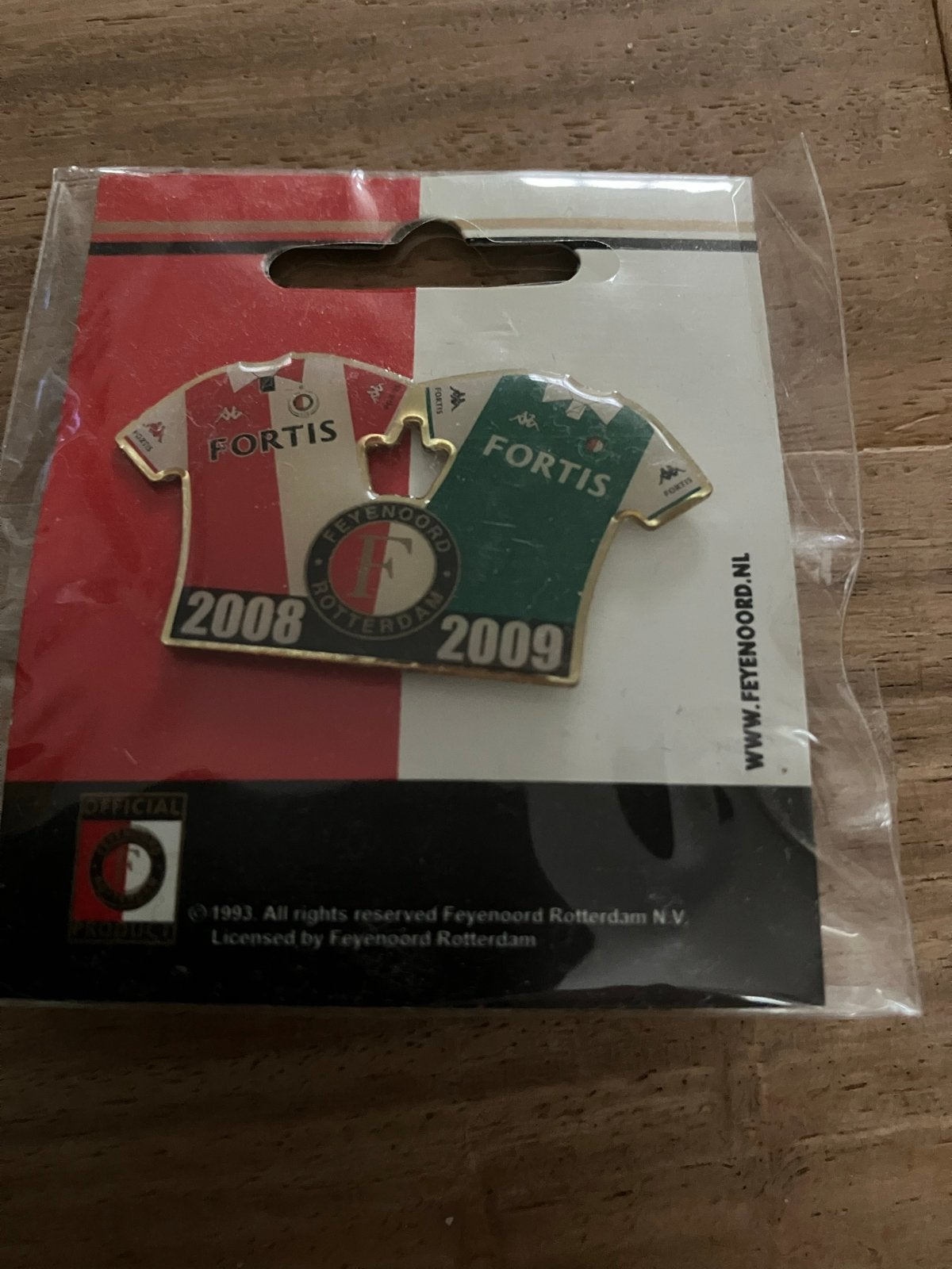 Feyenoord Pin 2008-2009 - Nieuw in verpakking, Ophalen of Verzenden, Nieuw, Feyenoord, Overige typen