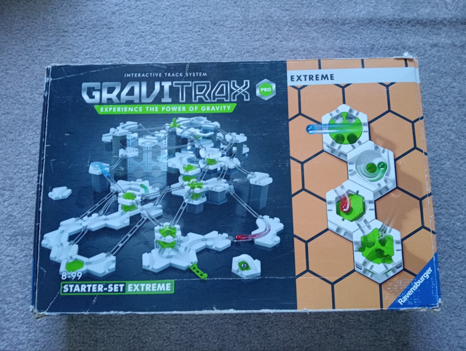 GraviTrax PRO Starter-Set Extreme knikkerbaan, Ophalen of Verzenden, Gebruikt, Bouwen