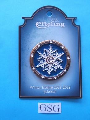 Winter Efteling ijskristal nr. EPP447-01, Verzamelen, Efteling, Nieuw, Button of Speldje, Ophalen of Verzenden