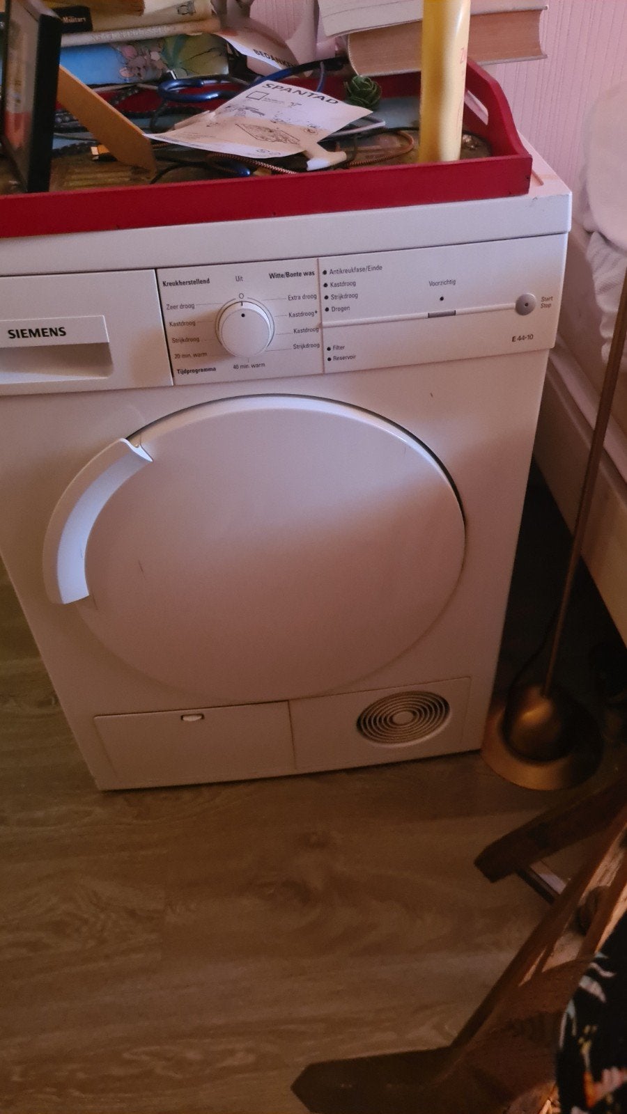 Siemens E 44-10 condensdroger, 6 tot 8 kg, Gebruikt, Ophalen of Verzenden, Voorlader