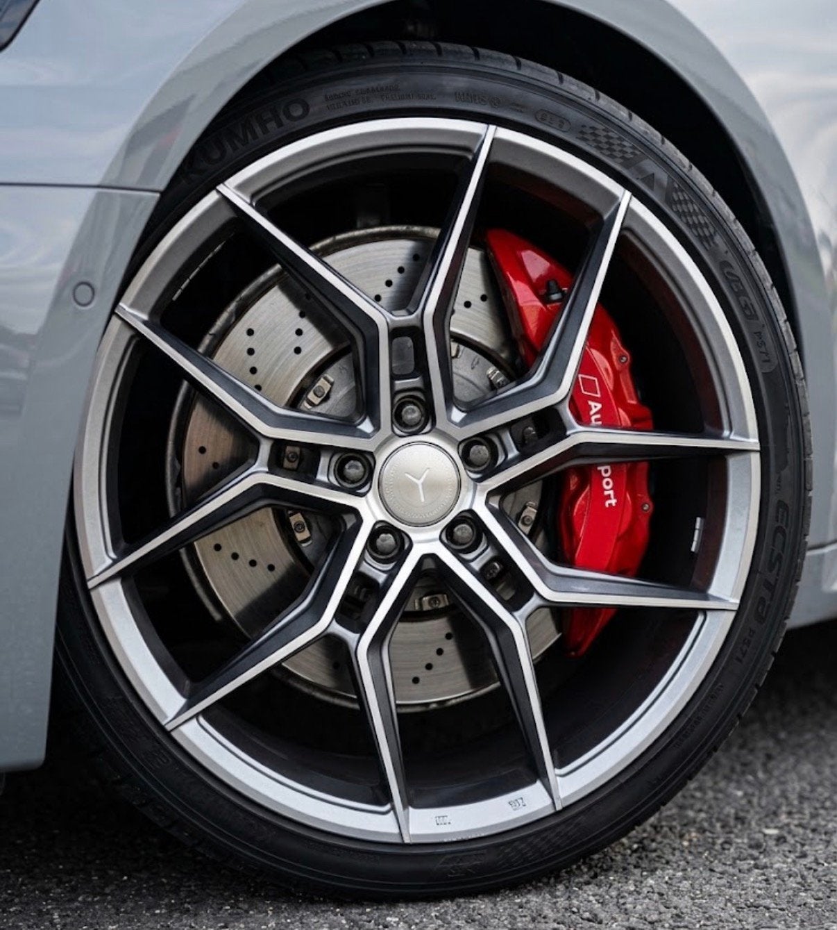 ✅ 20” Yanar Wheels + Goede Banden 245/30 5x112 MB VAG BMW, Ophalen, 18 inch, Banden en Velgen, Personenwagen