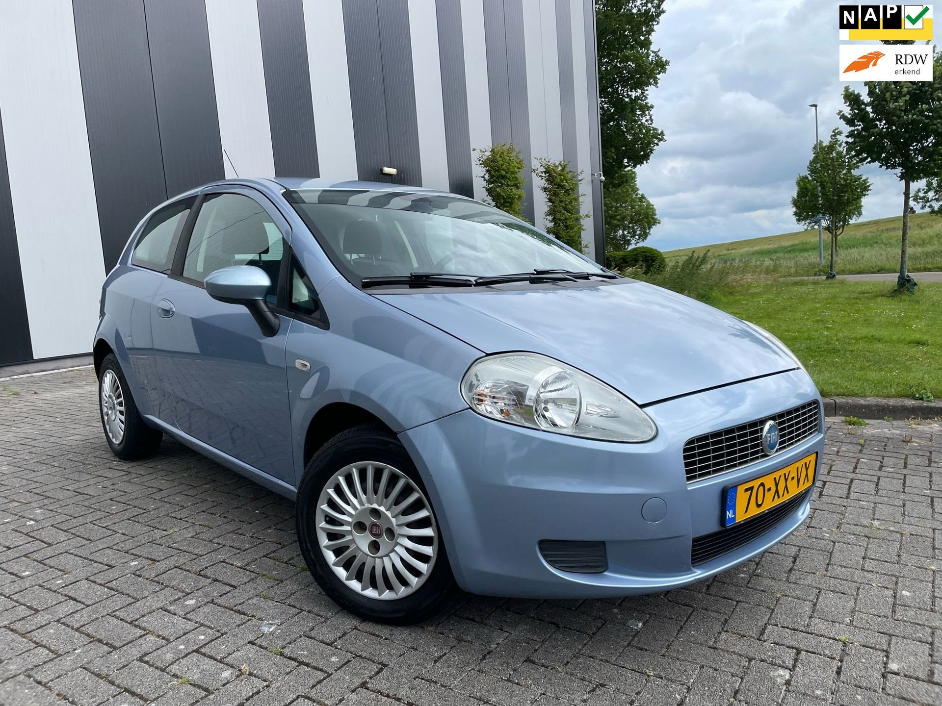 Fiat Grande Punto 1.4 Dynamic Automaat-Lage Km-Airco-Elekpak, 4 cilinders, Grande Punto, Origineel Nederlands, Bedrijf