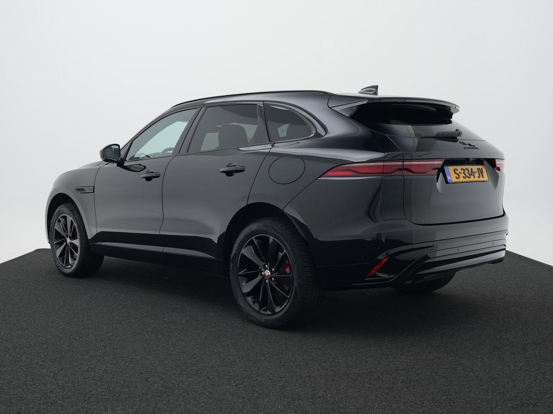 Jaguar F-PACE 2.0 P400e PHEV R-Dynamic Black | Cold Climate, Auto's, Jaguar, 404 pk, Gebruikt, 4 cilinders, Zwart