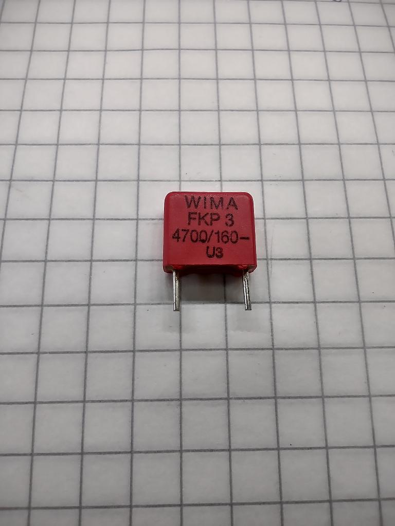 Wima FKP3 film condensator 4700pF 160V 7,5mm, Ophalen of Verzenden, Nieuw