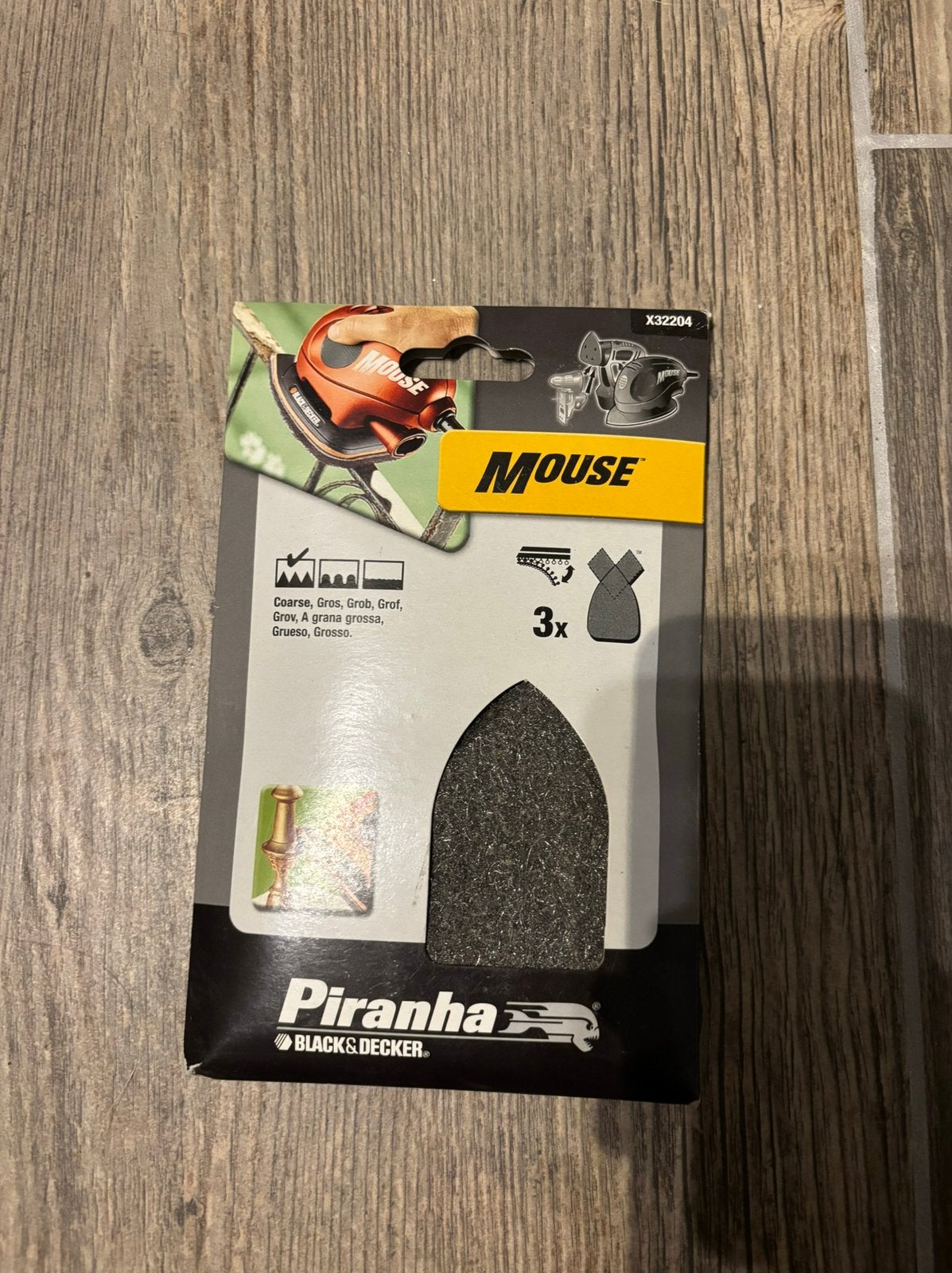 Black & Decker Piranha Mouse X32204, Ophalen of Verzenden, Nieuw, Minder dan 600 watt, Vlakschuurmachine