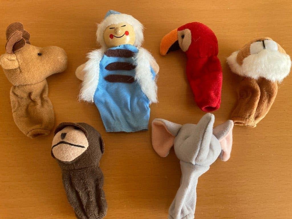 6 tal vingerpopjes, Kinderen en Baby's, Ophalen of Verzenden, Zo goed als nieuw, Overige typen
