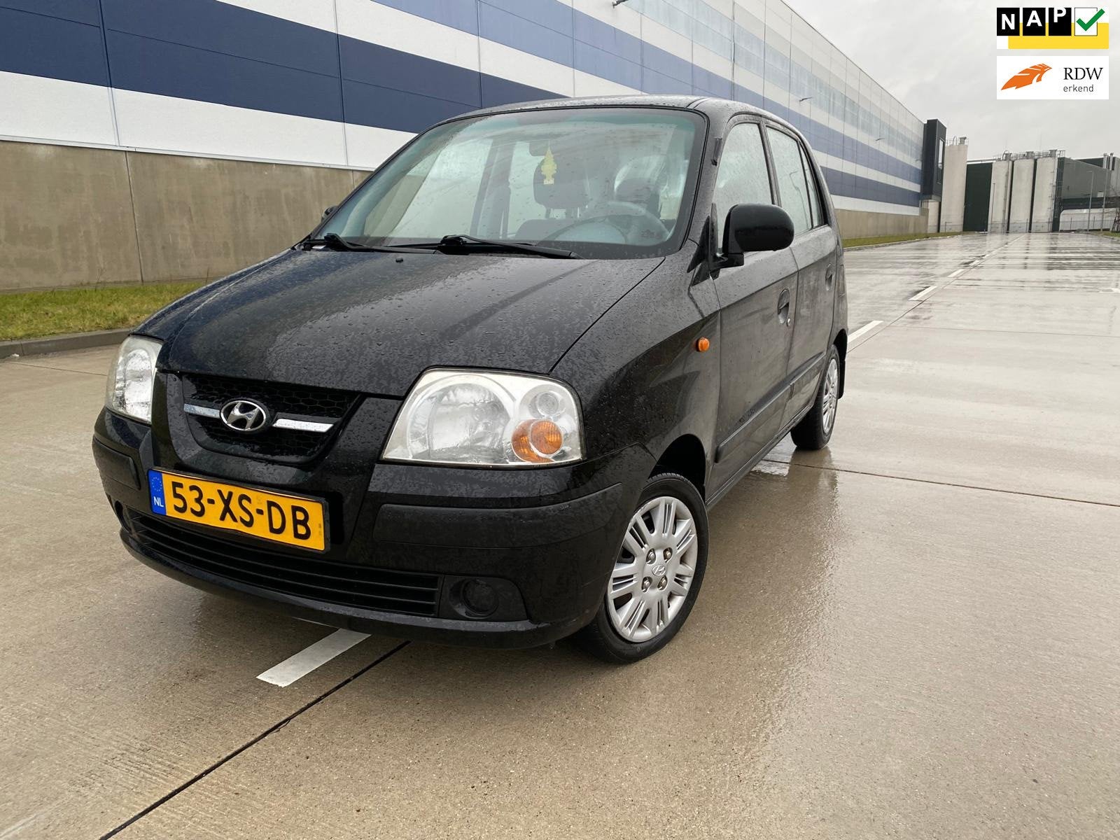 Hyundai Atos 1.1i Active Young NAP/APK, Auto's, Voorwielaandrijving, 31 €/maand, 4 cilinders, Zwart