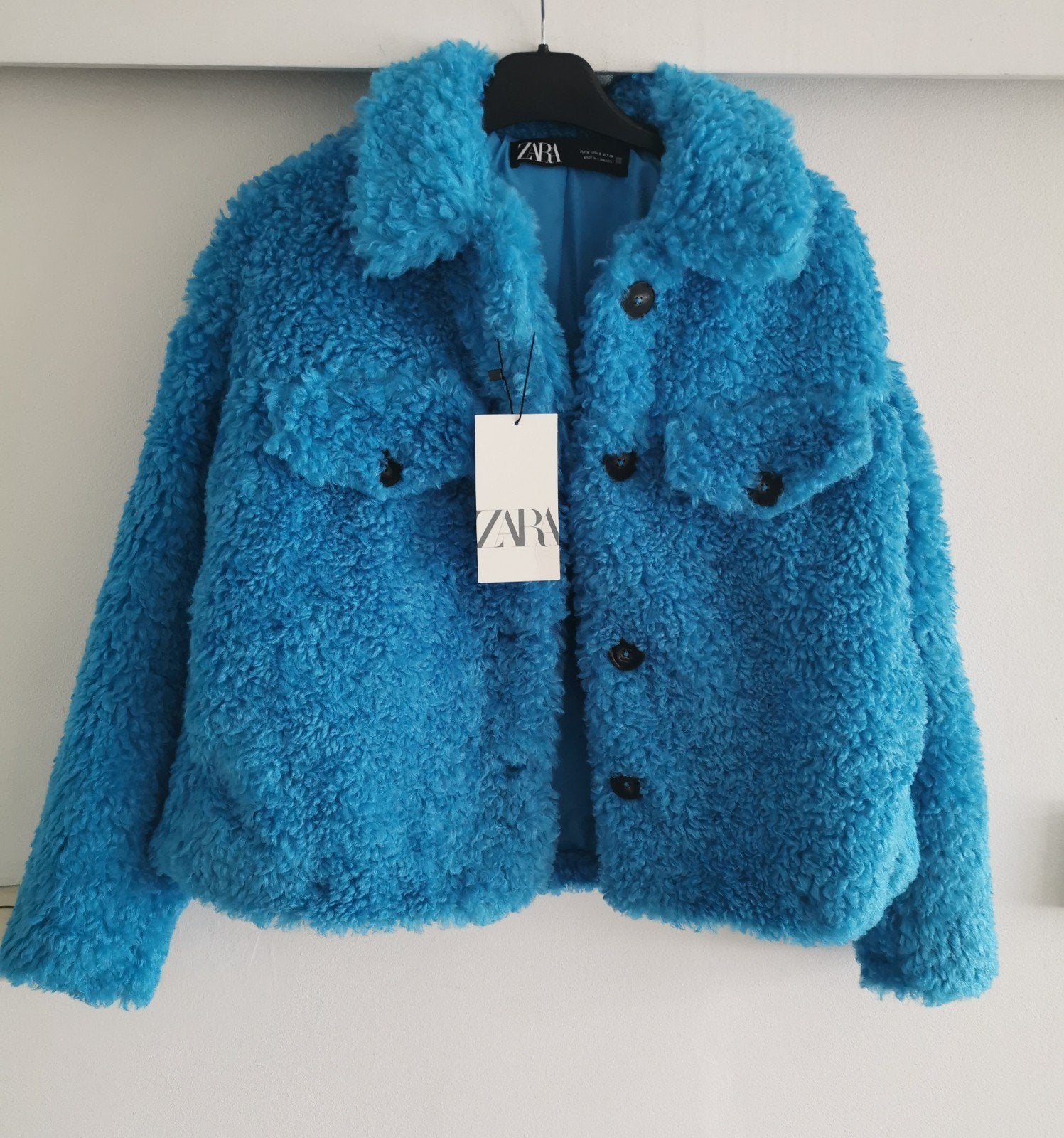 ZARA teddy jack mt. S, Kleding | Dames, Jassen | Winter, Zara, Nieuw, Maat 36 (S), Verzenden