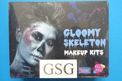 Gloomy skeleton makeup kits nr. 23746-00, Ophalen, Nieuw