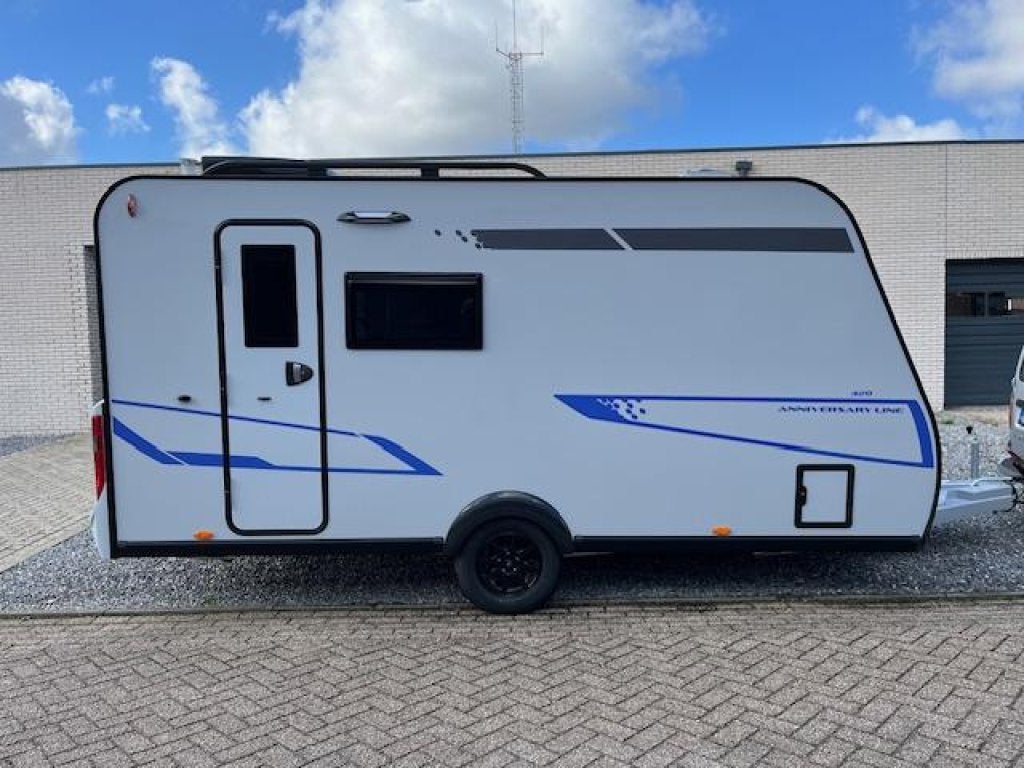 Caravelair Sport Line 420 Anniversary Line Voorjaarsaktie !, Caravans en Kamperen, Rondzit, Bedrijf, Tot en met 3, Schokbreker